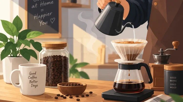 Cara Mudah Membuat Kopi Enak di Rumah