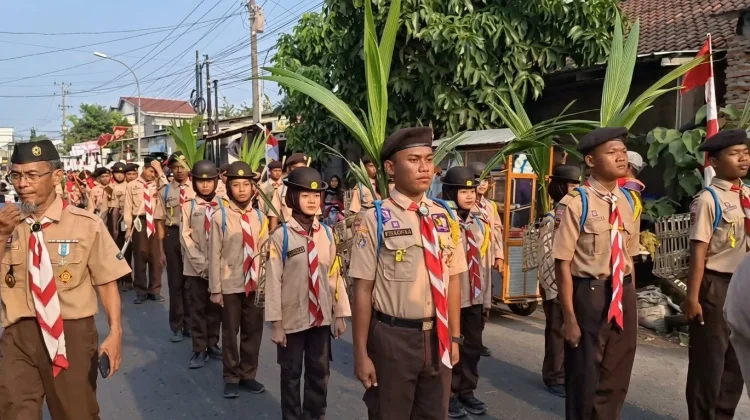 Estafet Tunas Kelapa Pekalongan, Sukirman: Pramuka Perlu Perkuat Ketahanan Pangan