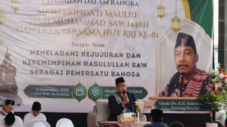 Pengajian Maulid Nabi dan Doa HUT ke-81 RRI, Momen Penting Terapkan Nilai Kejujuran