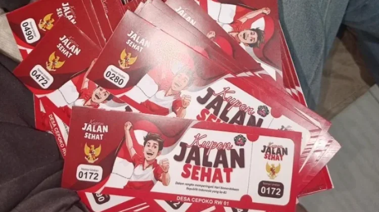 Kupon Memiliki Daya Tarik Tersendiri dalam Jalan Sehat