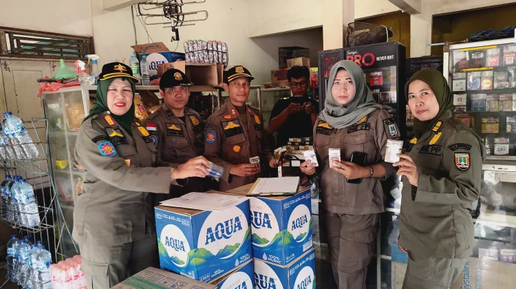 Satpol PP Rembang dan Bea Cukai Sita 1.716 Batang Rokok Ilegal dari Tiga Lokasi