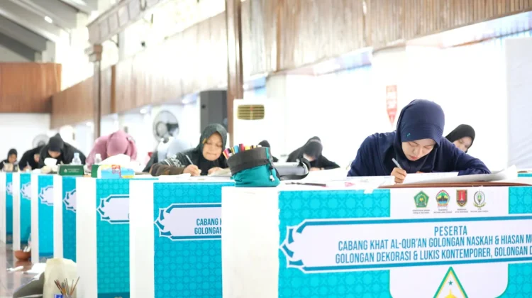 Cerita Peserta Lomba Kaligrafi MTQ Nasional, Venue Nyaman dan Pelayanannya Ramah