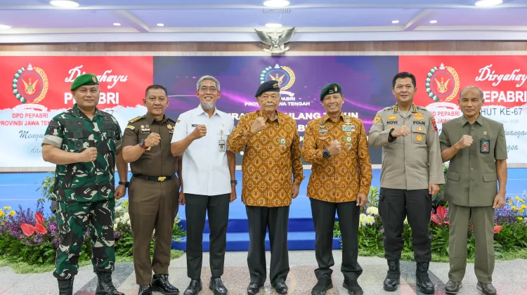 Sekda Jateng Dorong Purnawirawan TNI-Polri Bantu Atasi Persoalan Sosial