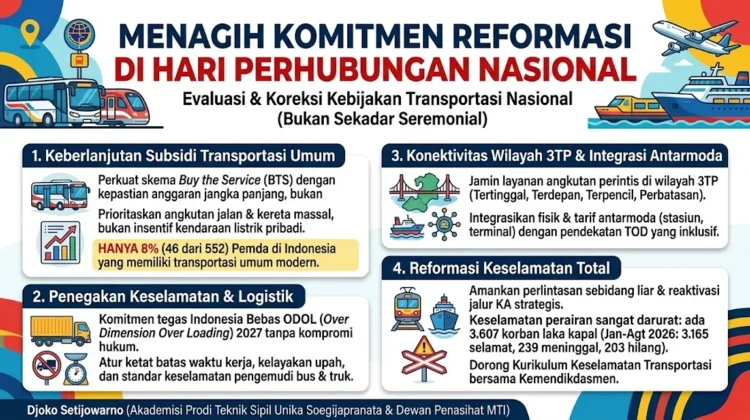 Menagih Komitmen Reformasi di Hari Perhubungan Nasional