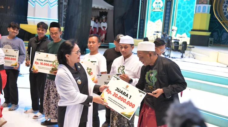 Festival Rebana Nasional Tutup MTQ XXXI, Agustina Ajak Rawat Harmoni