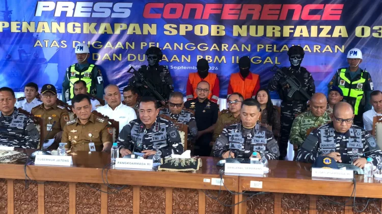 TNI AL Ungkap Dugaan Pengangkutan 407 Ton BBM Ilegal di Laut Jawa
