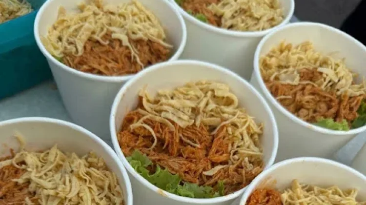 Peluang Jualan Nasi Pindang Ayam Suwir Kemasan Cup