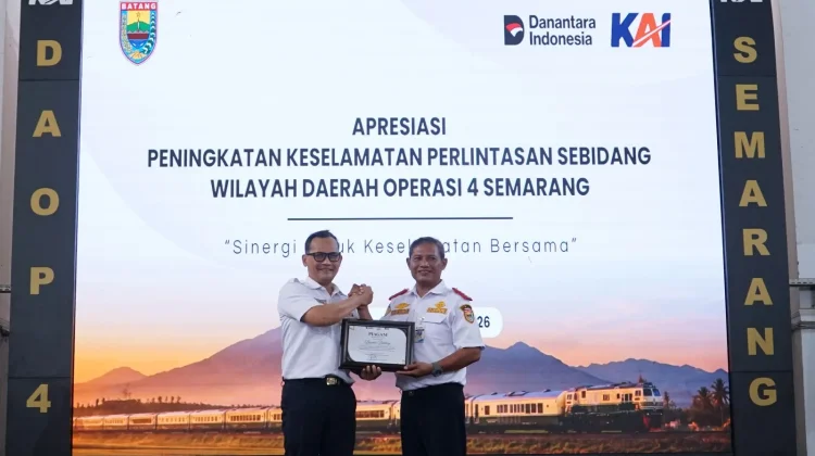 KAI Apresiasi Pemkab Batang Kelola 12 dari 20 Perlintasan Sebidang