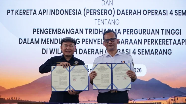 Daop 4 Semarang dan Undip Perkuat Kolaborasi Pendidikan, Riset, dan Pengabdian