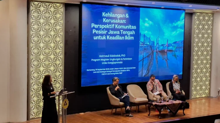 Krisis Iklim Berdampak pada Ruang Hidup, SCU Dorong Penguatan Klaim Loss and Damage