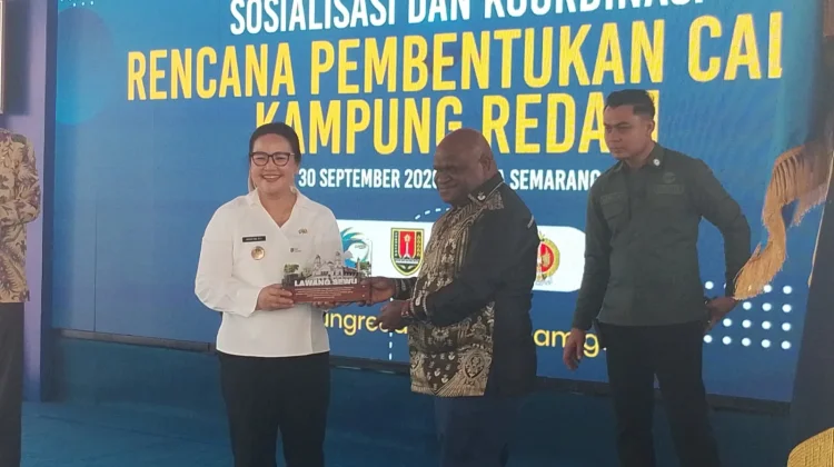 Menteri HAM Canangkan Kampung REDAM di Semarang, Perdamaian Dimulai dari Kampung