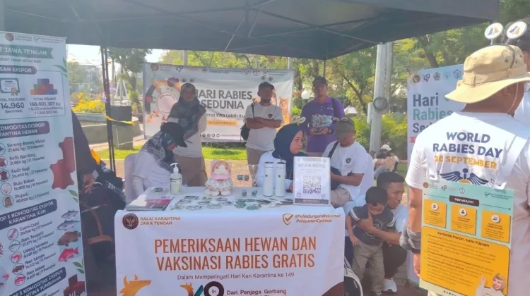 Pertahankan Jateng Bebas Rabies, Vaksinasi Hewan Digelar di Semarang dan Cilacap