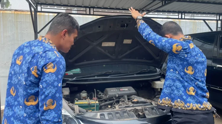 Pastikan Siap Operasional, Lapas Batang Periksa Seluruh Kendaraan Dinas