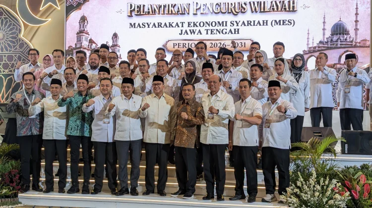 MES Jateng Resmi Dilantik, Rezza Dorong Ekonomi Syariah Jadi Kekuatan Baru Jateng
