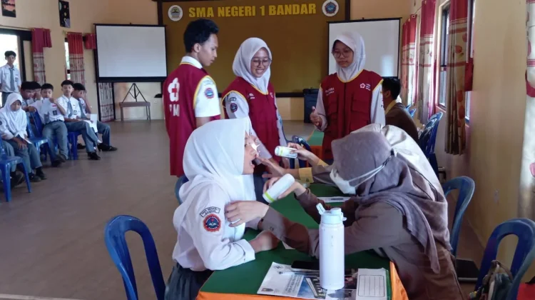 Puskesmas Ajak Siswa SMAN 1 Bandar Melek Penyakit