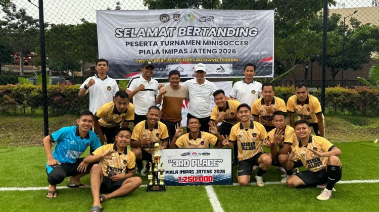 Perkuat Soliditas, Lapas Batang Juarai Piala Imipas Jateng