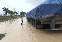 Jalur Pemalang-Tegal Tergenang Banjir