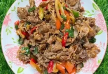 Resep Beef Slice Pedas Manis