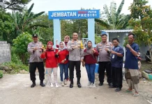 Polrestabes Semarang Selesaikan Jembatan Presisi di Jabungan