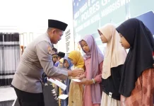 Ramadan Penuh Kepedulian, Polres Grobogan Berbagi dengan Anak Yatim