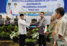 Terpilih Secara Aklamasi, Suswantoro Pimpin KONI Rembang