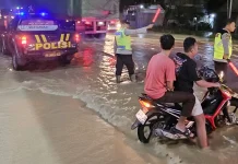 Banjir Rendam Jalur Pantura Batangan Pati,  Antrean Kendaraan Mengular
