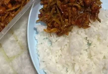 Nikmatnya Makan Nasi Putih Hangat dengan Teri Kacang