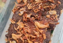 Resep Empal Goreng Gurih dengan Taburan Bawang Goreng