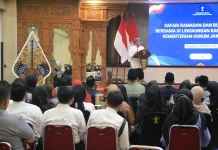 Safari Ramadan, Kemenkum Jateng Diajak Kerja Jujur Agar Berkah