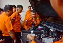 SAR Semarang Pelajari Penanganan Kecelakaan Mobil Listrik