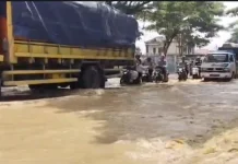 Banjir Rendam Pantura Batangan–Rembang, Lalu Lintas Tersendat
