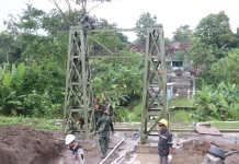 Puluhan Tahun Terpisah Sungai, Dua Desa di Grobogan Terhubung Jembatan Gantung