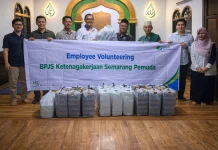 Employee Volunteering, BPJS Ketenagakerjaan Semarang Pemuda Berbagi Takjil