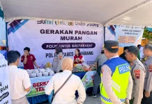 Polrestabes Semarang Gelar Gerakan Pangan Murah “Polri untuk Masyarakat”