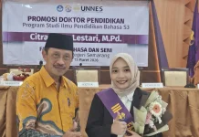 Dosen UIN Walisongo Raih Gelar Doktor Fakultas Bahasa dan Seni Unnes