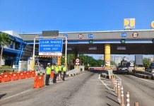 Hari Pertama Operasi Ketupat Candi, Arus Kendaraan di GT Kalikangkung Meningkat