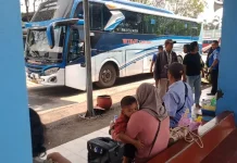 H-5 Lebaran, Kepadatan Terminal Sleko Pati Masih Normal