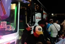 Ratusan Pemudik Gratis Asal Kabupaten Magelang Tiba di Kampung Halamannya