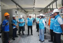 Direktur Distribusi PLN Tinjau Gardu Induk Strategis