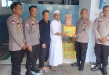 Polrestabes Semarang Salurkan Bantuan Sembako untuk Eks Napiter