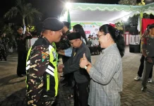Agustina Puji Kolaborasi GP Ansor, Banser dan KNPI, Hadirkan Posko Layanan Pemudik