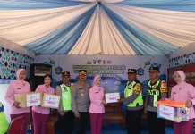 Pastikan Mudik Aman, Kapolres Demak Cek Kesiapan Pospam Lebaran