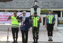 Polres Demak Gelar Apel Pengamanan Malam Takbir, Ingatkan Sound Horeg Dilarang