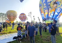 Festival Balon Udara Tambat di Pekalongan, Wadah Kreativitas Masyarakat