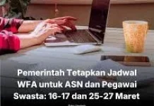 Menakar Efektivitas WFA di Tengah Tradisi Mudik 1447 H