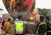 Jelang Puncak Festival Balon Dieng, Polres Wonosobo Perketat Pengamanan