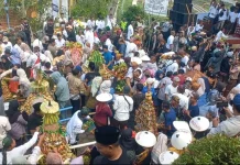 Tradisi Sewu Kupat Hadirkan 18 Gunungan Dari 18 Desa