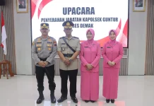 Kapolsek Guntur Purna Tugas, Polres Demak Pastikan Pelayanan Tetap Optimal