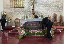 Brimob Polda Jateng Sterilisasi Gereja sebelum Prosesi Ibadah Paskah