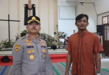 Polres Demak Pantau Persiapan Ibadah Sabtu Suci di GKJ Demak